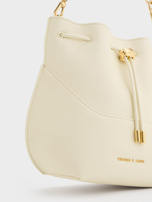 Cassiopeia Bucket Bag, Cream, hi-res