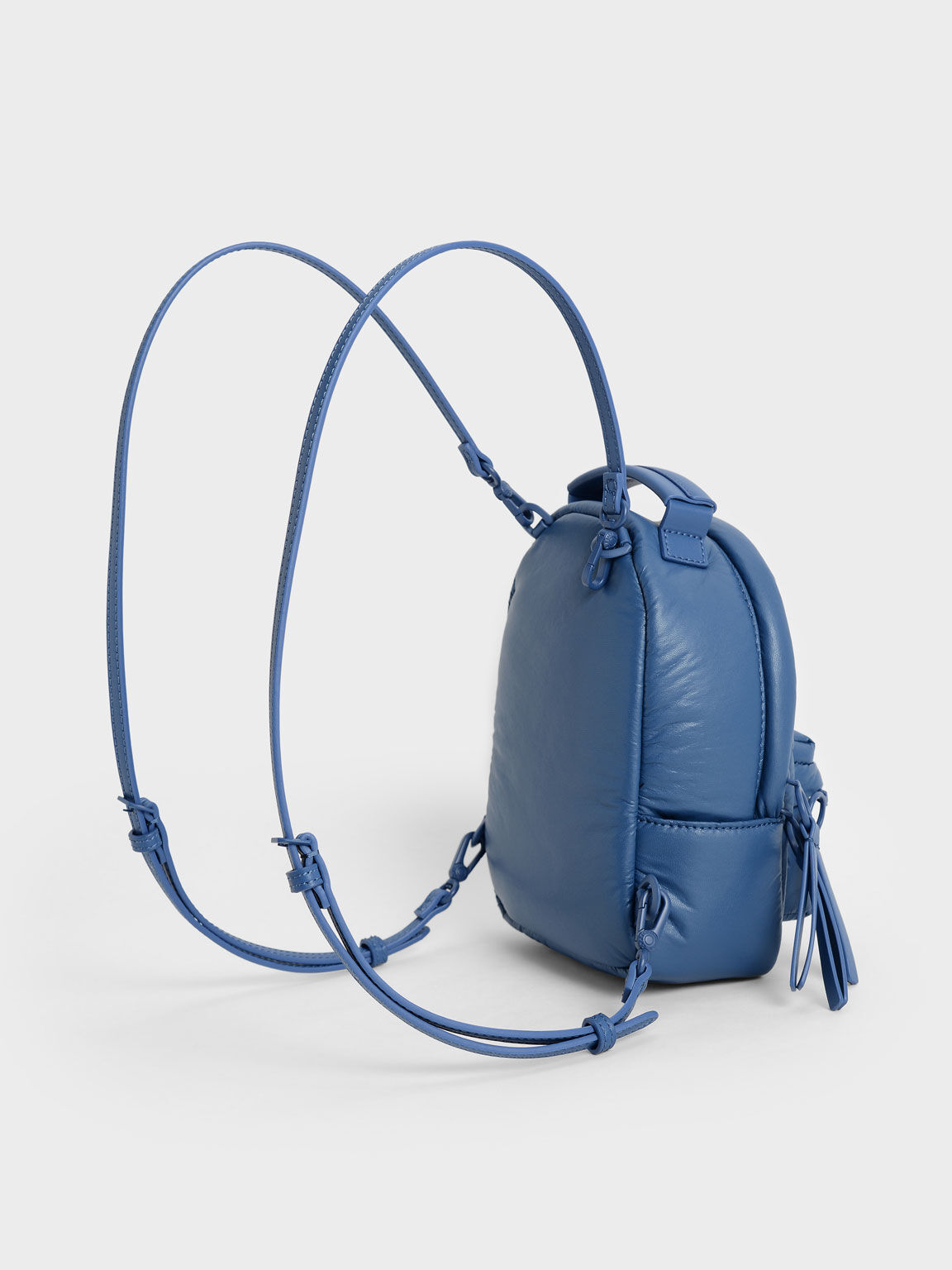 Lin Puffy Backpack, Blue, hi-res