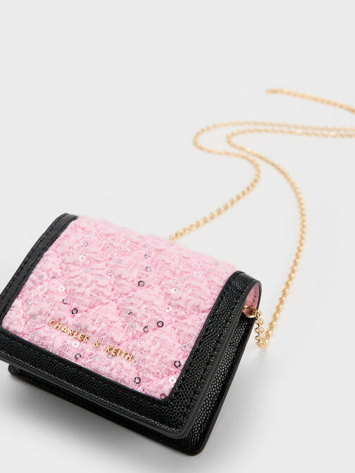 Micaela Tweed Cardholder, Multi, hi-res