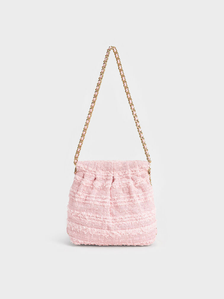 Duo Tweed Backpack, Pink, hi-res