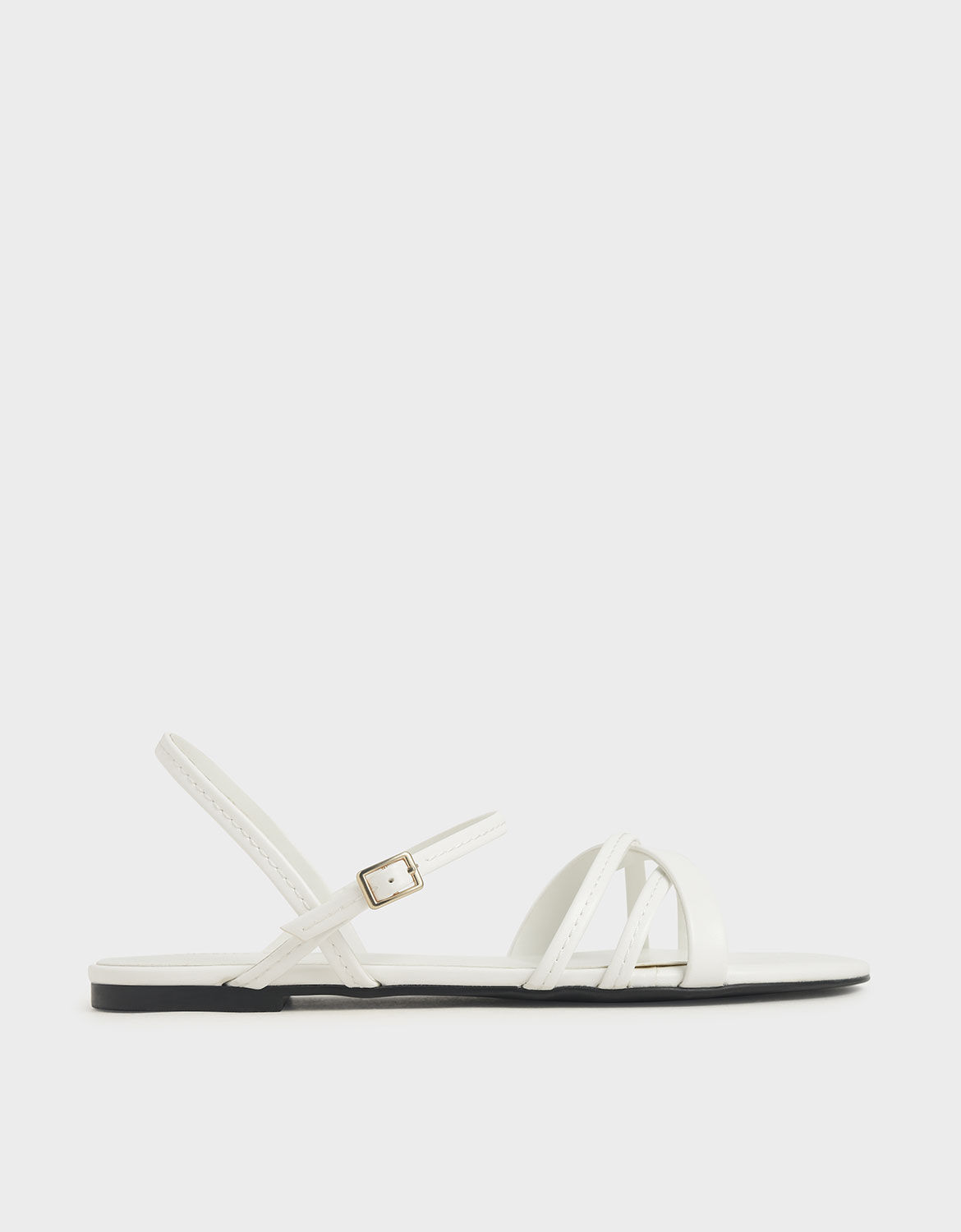 black flats with criss cross straps