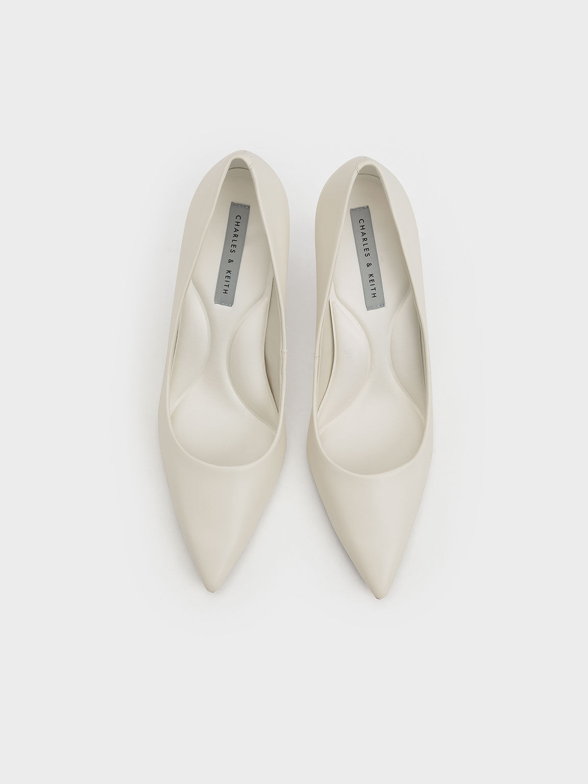 Emmy Pointed-Toe Pumps, Chalk, hi-res