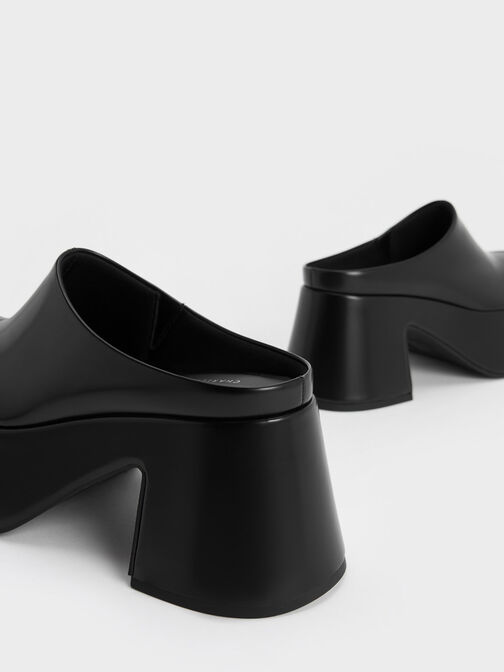Rubina Platform Mules, Black Box, hi-res