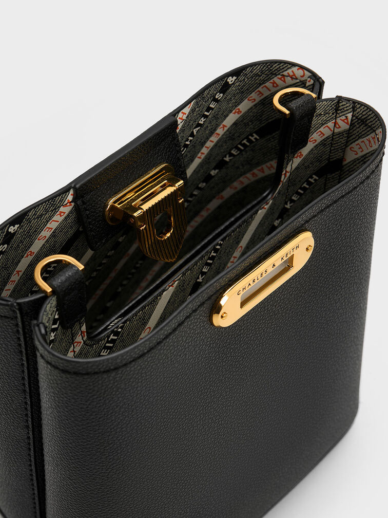 Alcott Bucket Bag, Black, hi-res