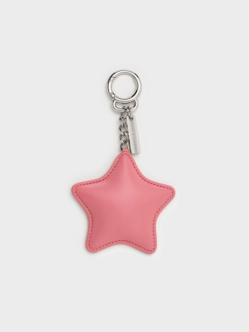 Colgante tipo espejo en forma de estrella, Rosa, hi-res