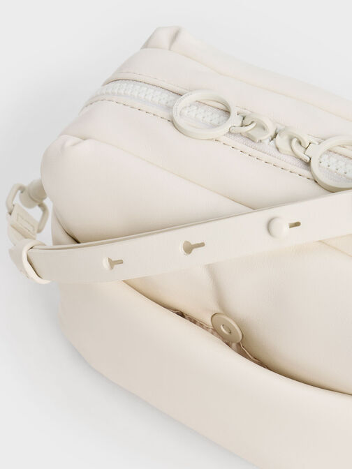 Paffuto Crossbody Bag, Cream, hi-res