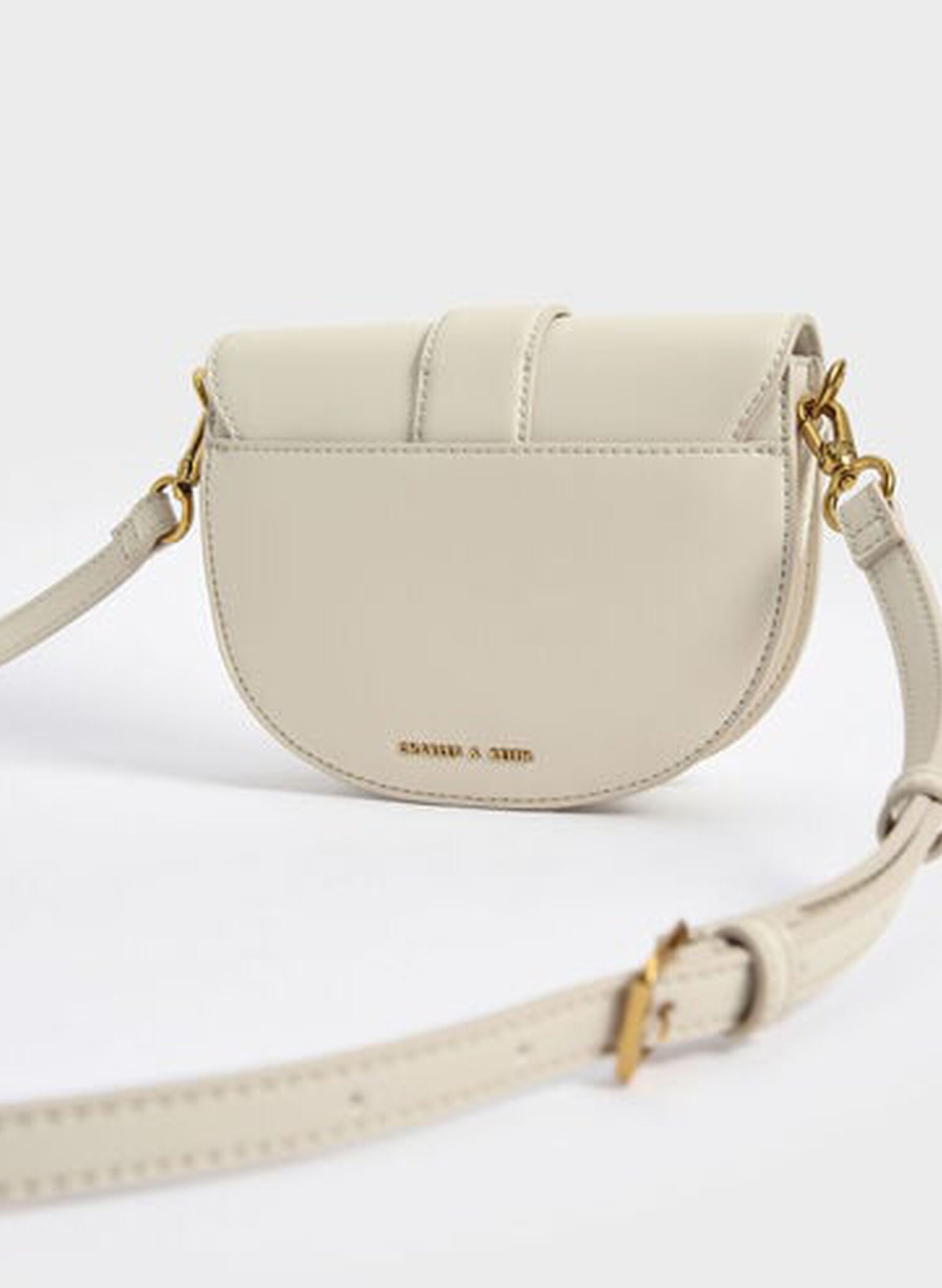 Mini Gabine Saddle Bag, Cream, hi-res