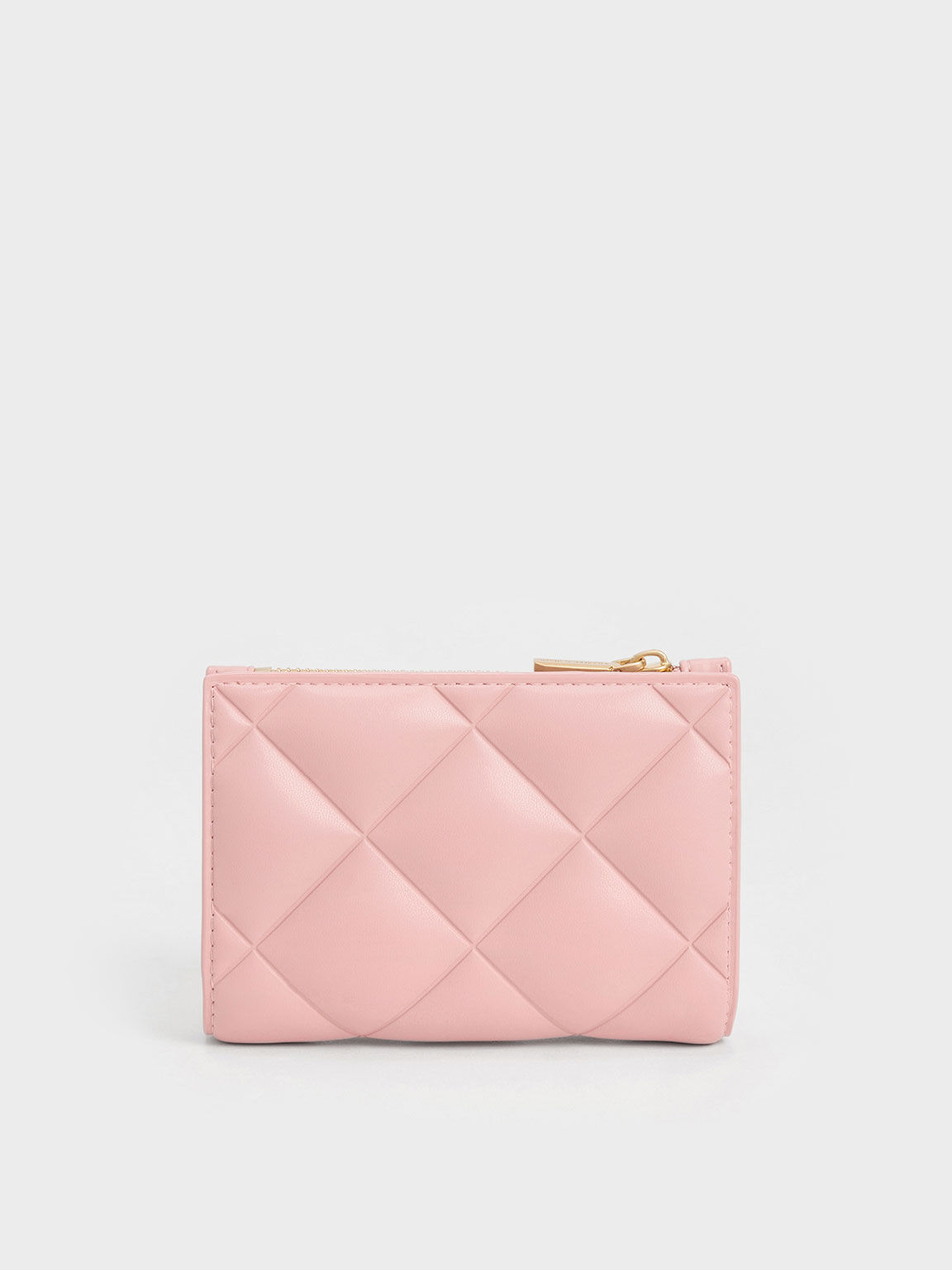 Gemma Quilted Cardholder, Light Pink, hi-res