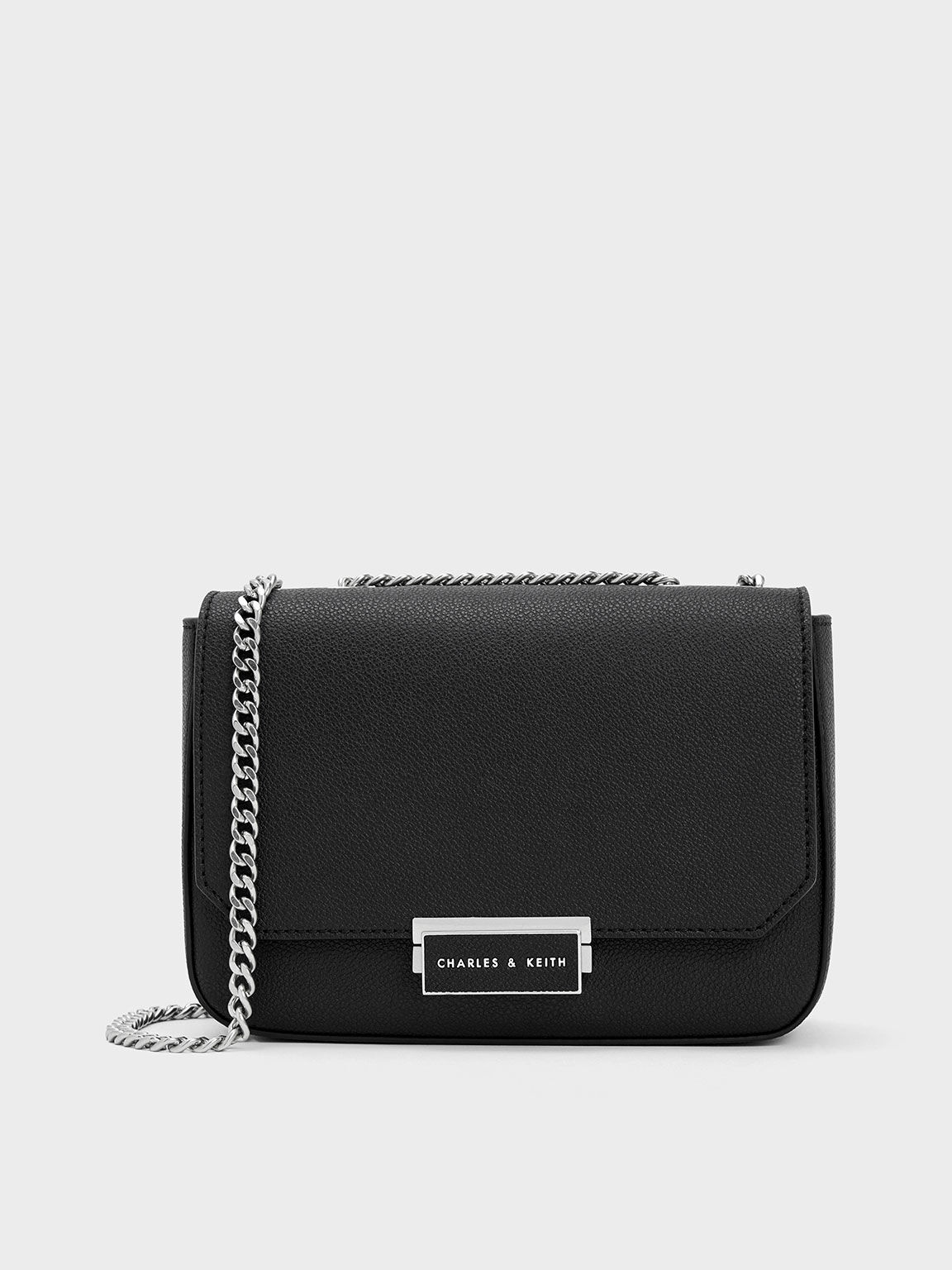 Classic push lock best sale bag charles and keith