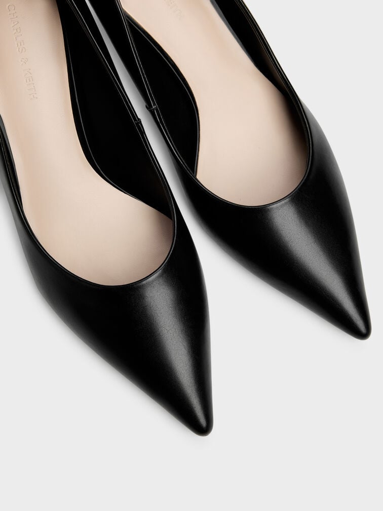 케라 포인티드 미드힐, 블랙, hi-res