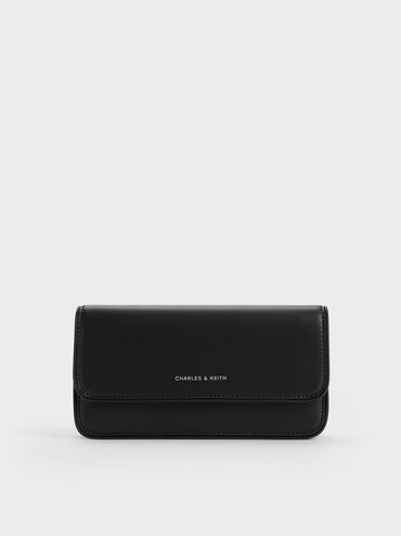 Lane Chain-Handle Wallet, Noir, hi-res