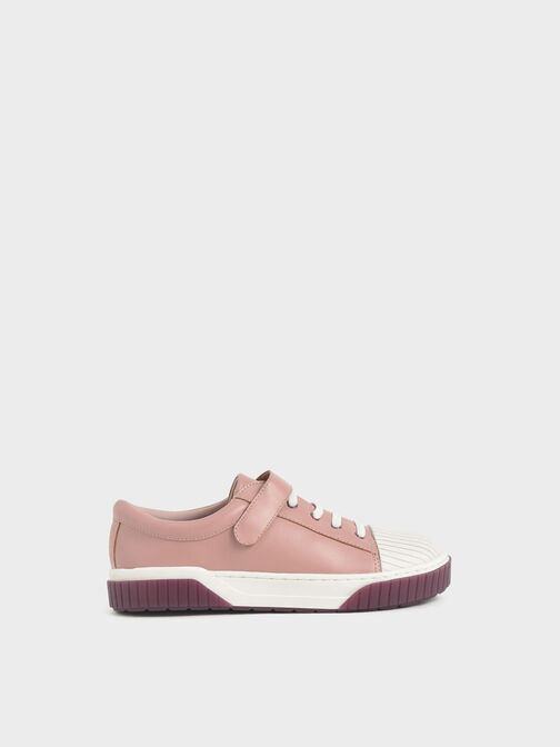 Girls' Platform Sneakers, Pink, hi-res