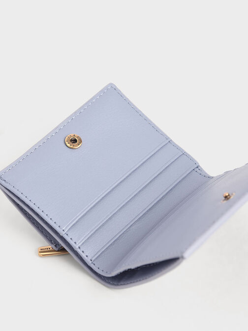 Bi-Fold Small Wallet, Light Blue, hi-res