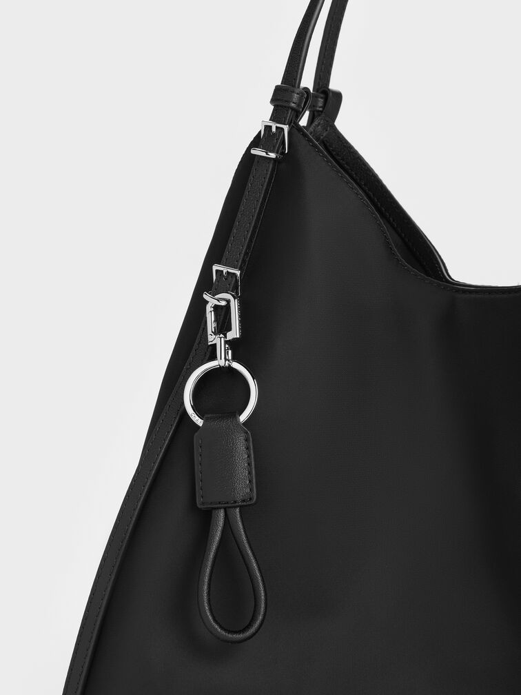 Levy Nylon Tote Bag, Noir, hi-res