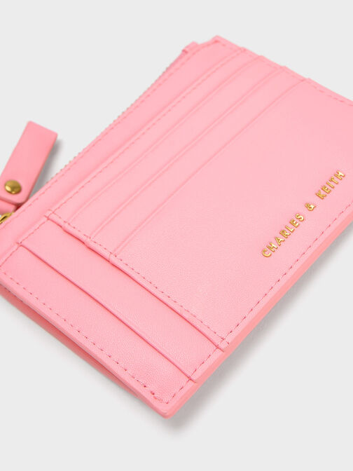 Multi-Slot Card Holder, Pink, hi-res