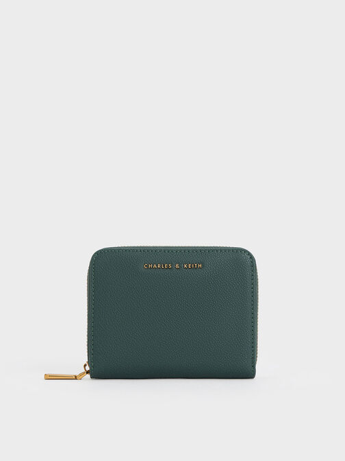 Basic Square Wallet, Green, hi-res