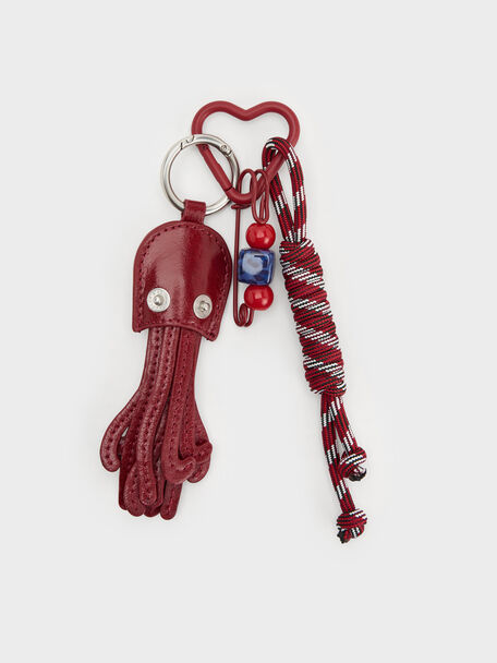 Delfina Octopus Charm, Tomato Red, hi-res