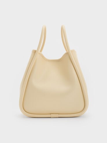 Mini Lyla Tubular Tote Bag, Butter Yellow, hi-res