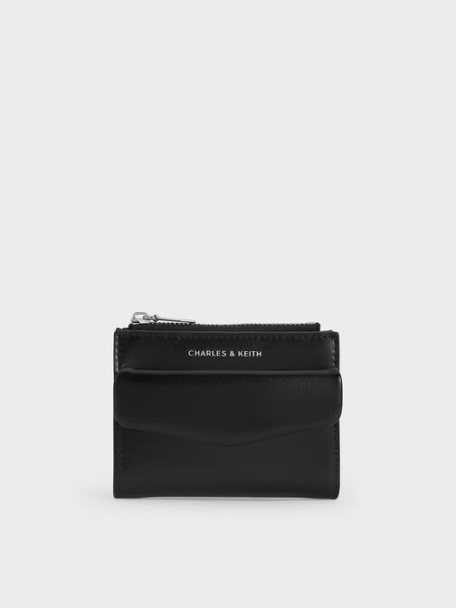 Rachel Front-Pocket Top-Zip Wallet, Noir, hi-res