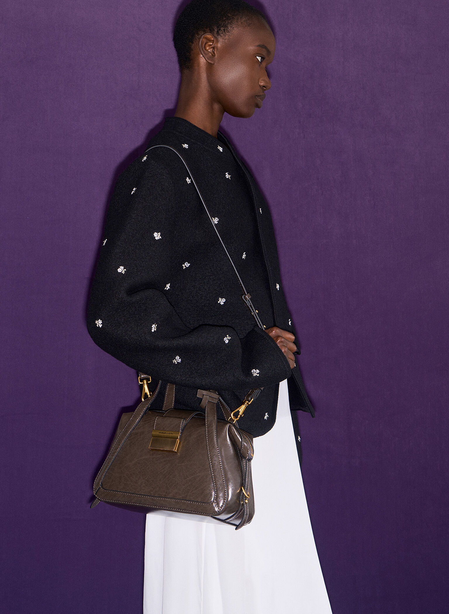 Charlot Bowling Bag, Dark Moss, hi-res