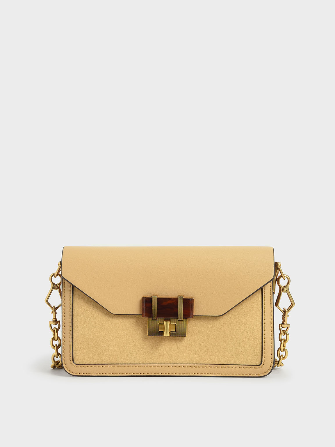 Charles and keith bag yellow