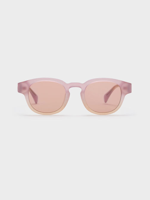Girls' Gabine Sunglasses, Jelly Pink, hi-res