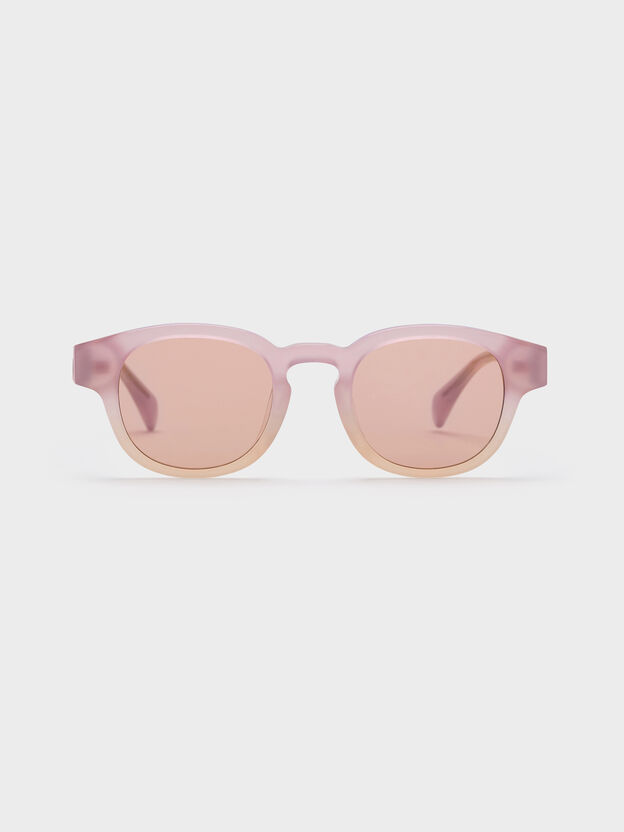 Girls' Gabine Sunglasses, Jelly Pink, hi-res