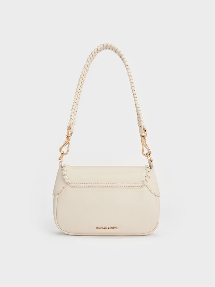 Blume Braided Shoulder Bag, Cream, hi-res