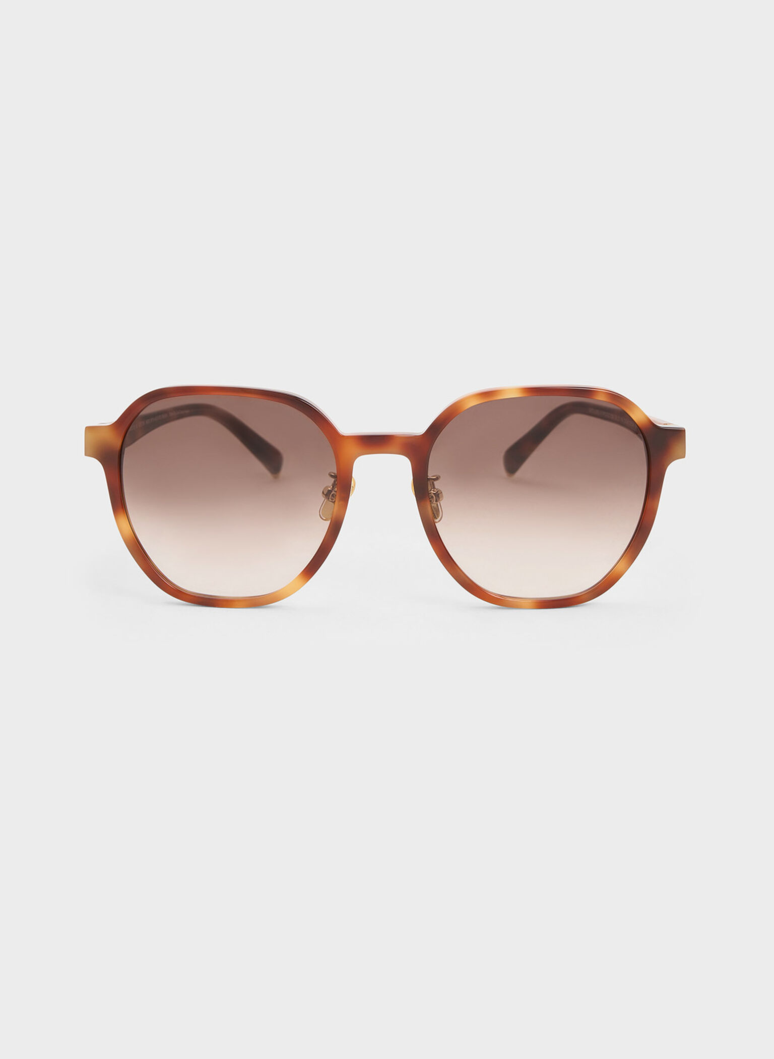 Square Recycled Acetate Sunglasses, T. Shell, hi-res