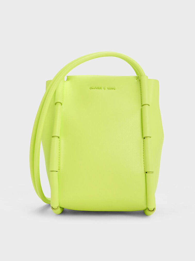Bolso Machina rectangular, Amarillo, hi-res