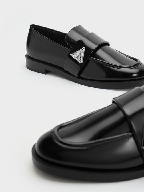 Trice Metallic Accent Loafers, Black Box, hi-res