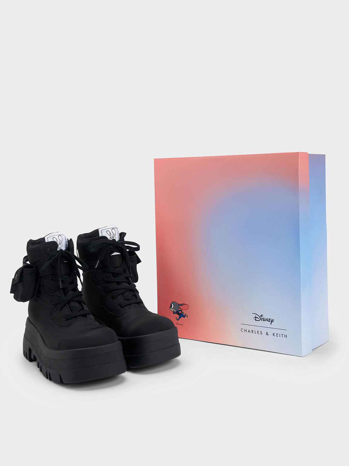 Judy Hopps Rainier Combat Boots, Black, hi-res