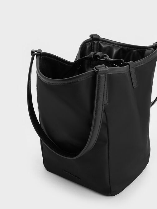 Sianna Slouchy Tote Bag, Jet Black, hi-res