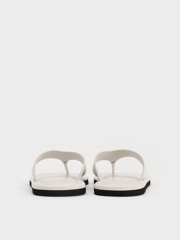 Sandales tongs Trinah, Blanc, hi-res
