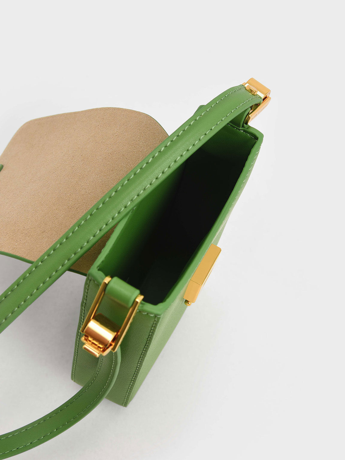 Koa Elongated Wristlet Bag, Green, hi-res