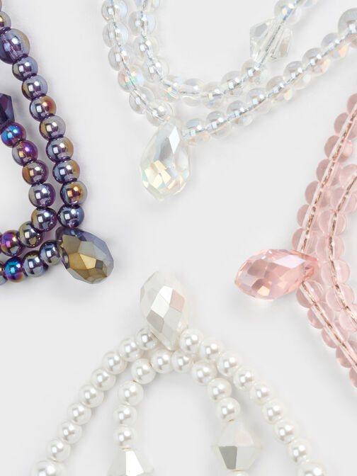 Luxem Multi-Beaded Bracelet, Pearl, hi-res