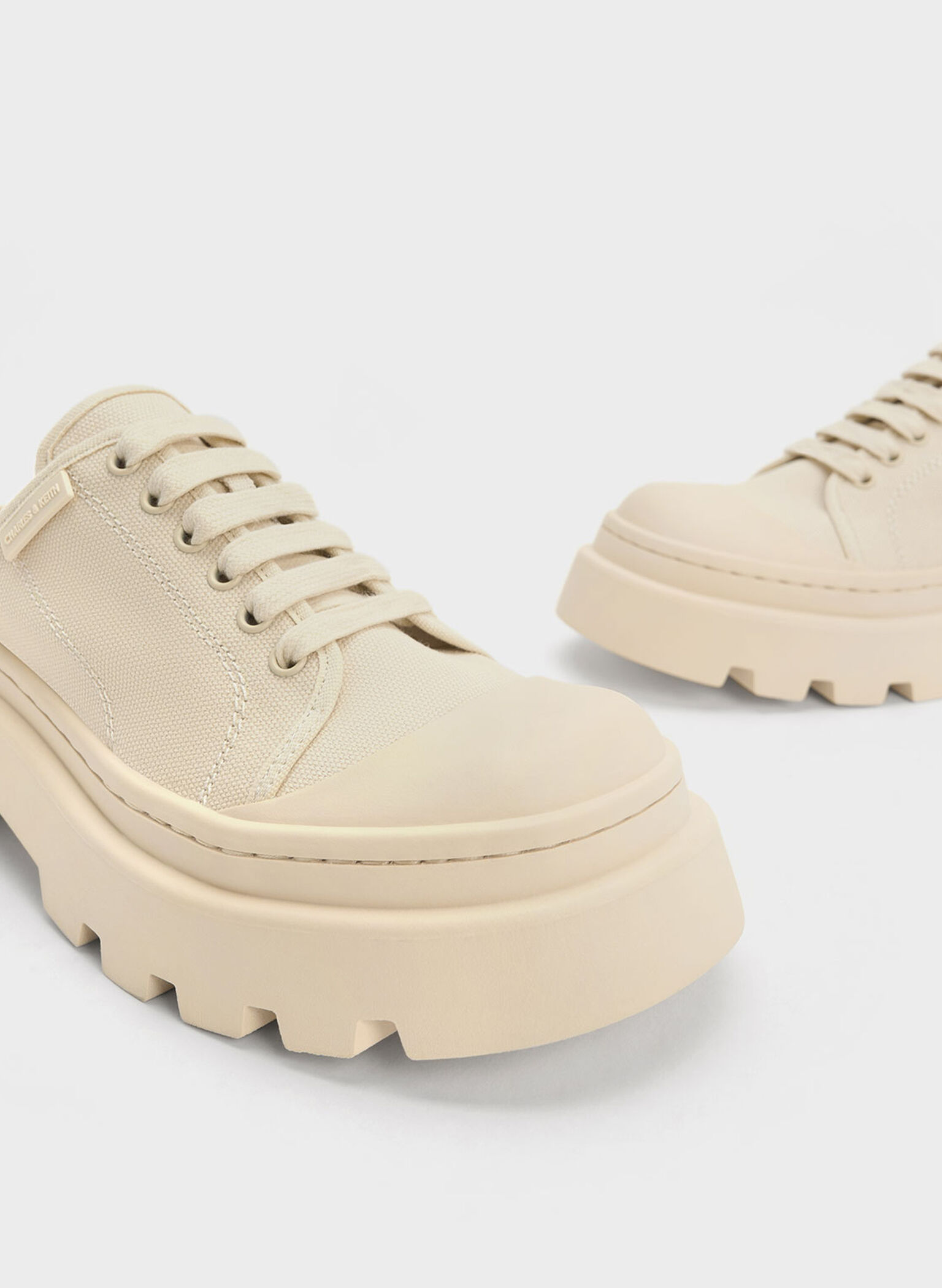 Indra Canvas Slip-On Sneakers, Chalk, hi-res
