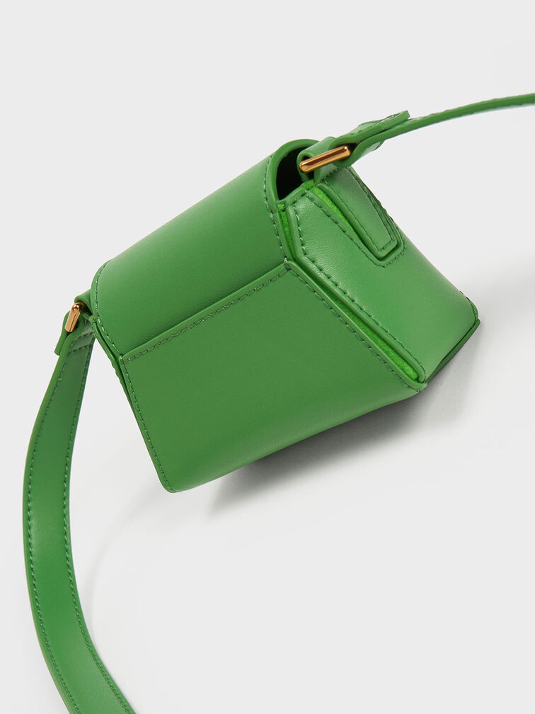 Minibolso geométrico Nasrin, Verde, hi-res