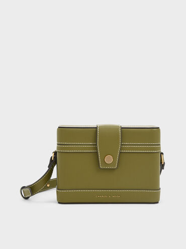Bronte Boxy Crossbody Bag, Avocado, hi-res