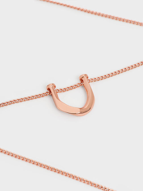 Gabine Necklace, Rose Gold, hi-res