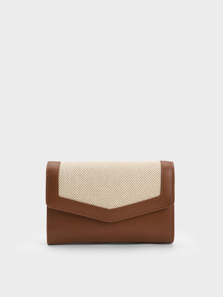 Arley Canvas Wallet, Chocolate, hi-res