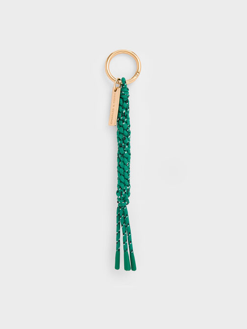 Braided Rope Charm, Lush Green, hi-res