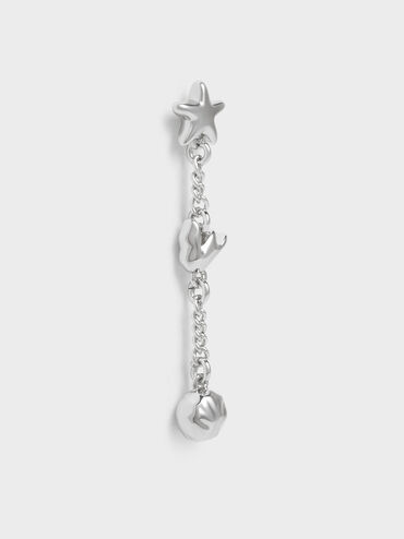 Orinda Crystal Drop Earrings, Silver, hi-res