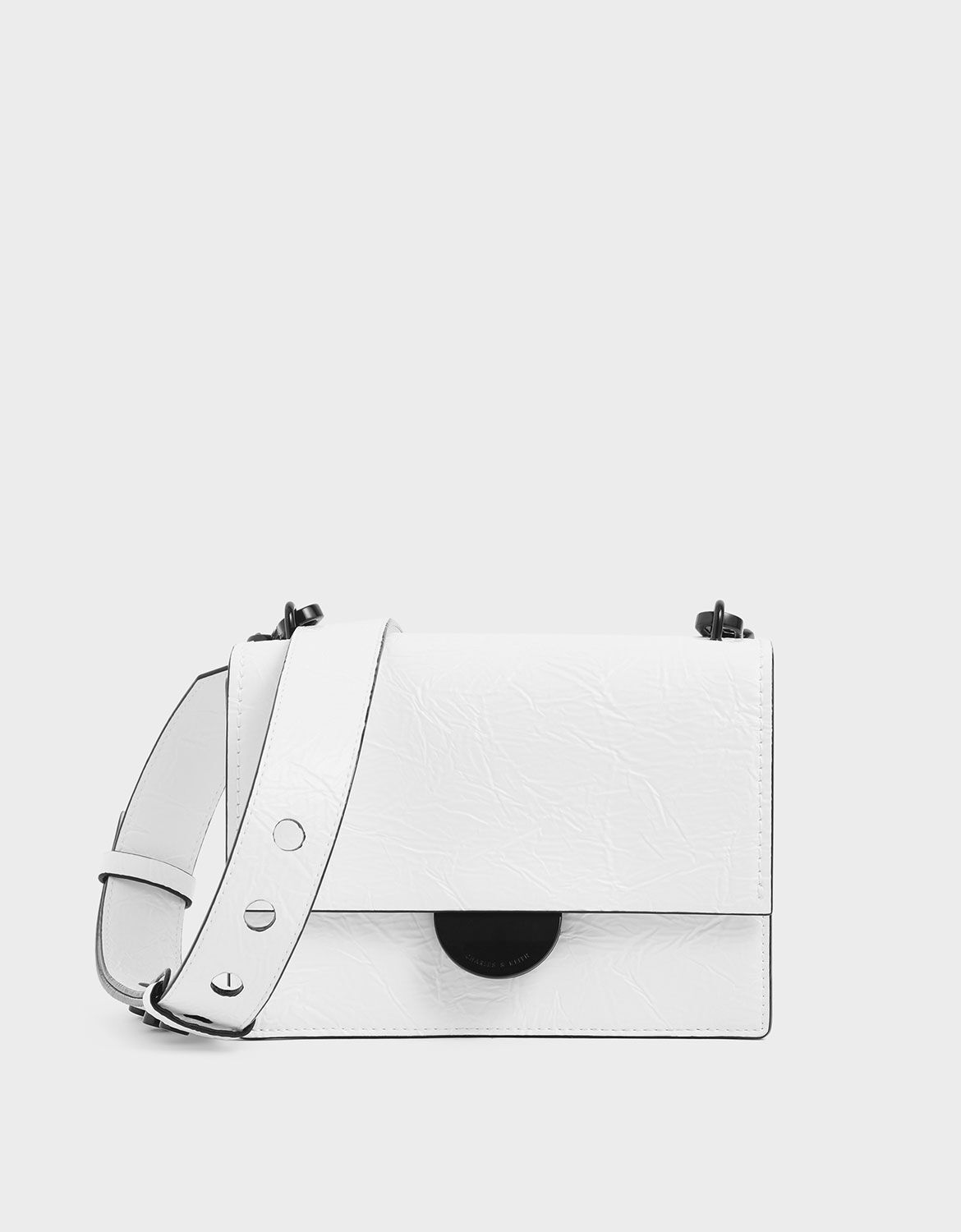 charles and keith round crossbody bag
