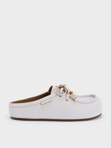 Gale 懶人穆勒鞋, 白色, hi-res