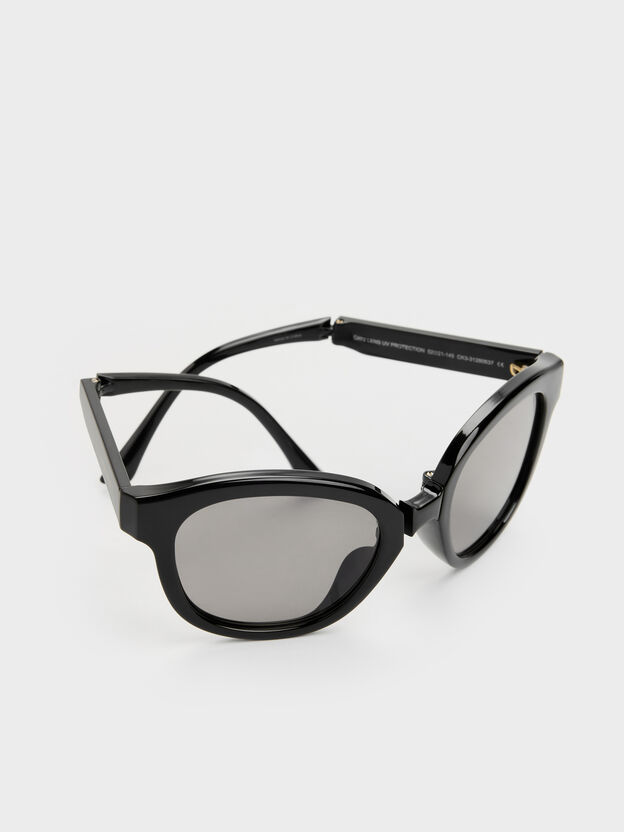 Gafas de sol redondas Brea, Negro, hi-res