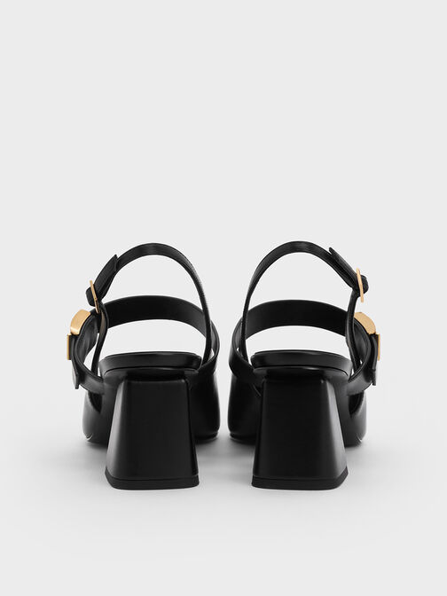 Zapatos Mary Jane destalonados Yvette, Negro, hi-res