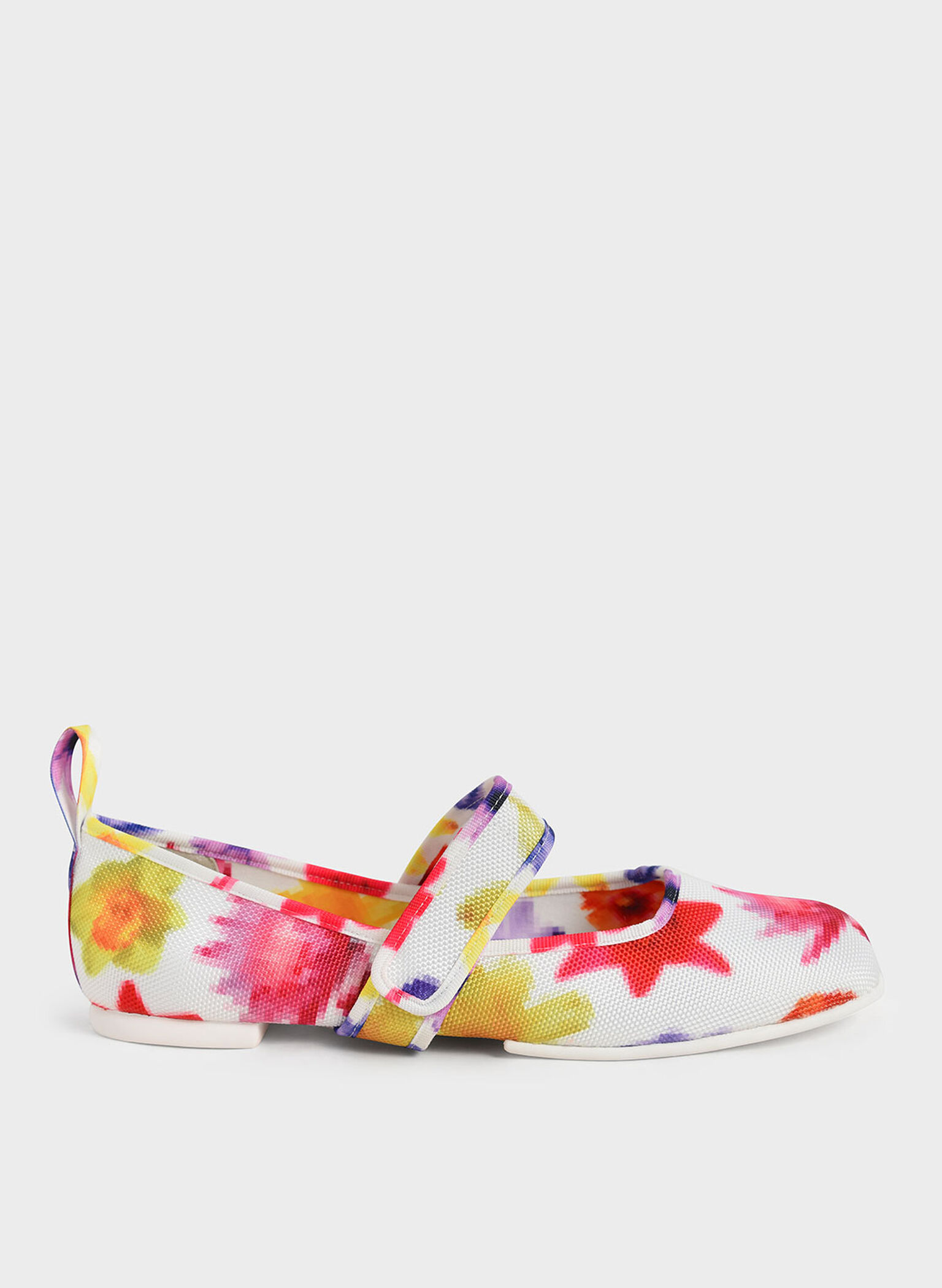 Nori Recycled Polyester Printed Mary Jane Flats, Multi, hi-res