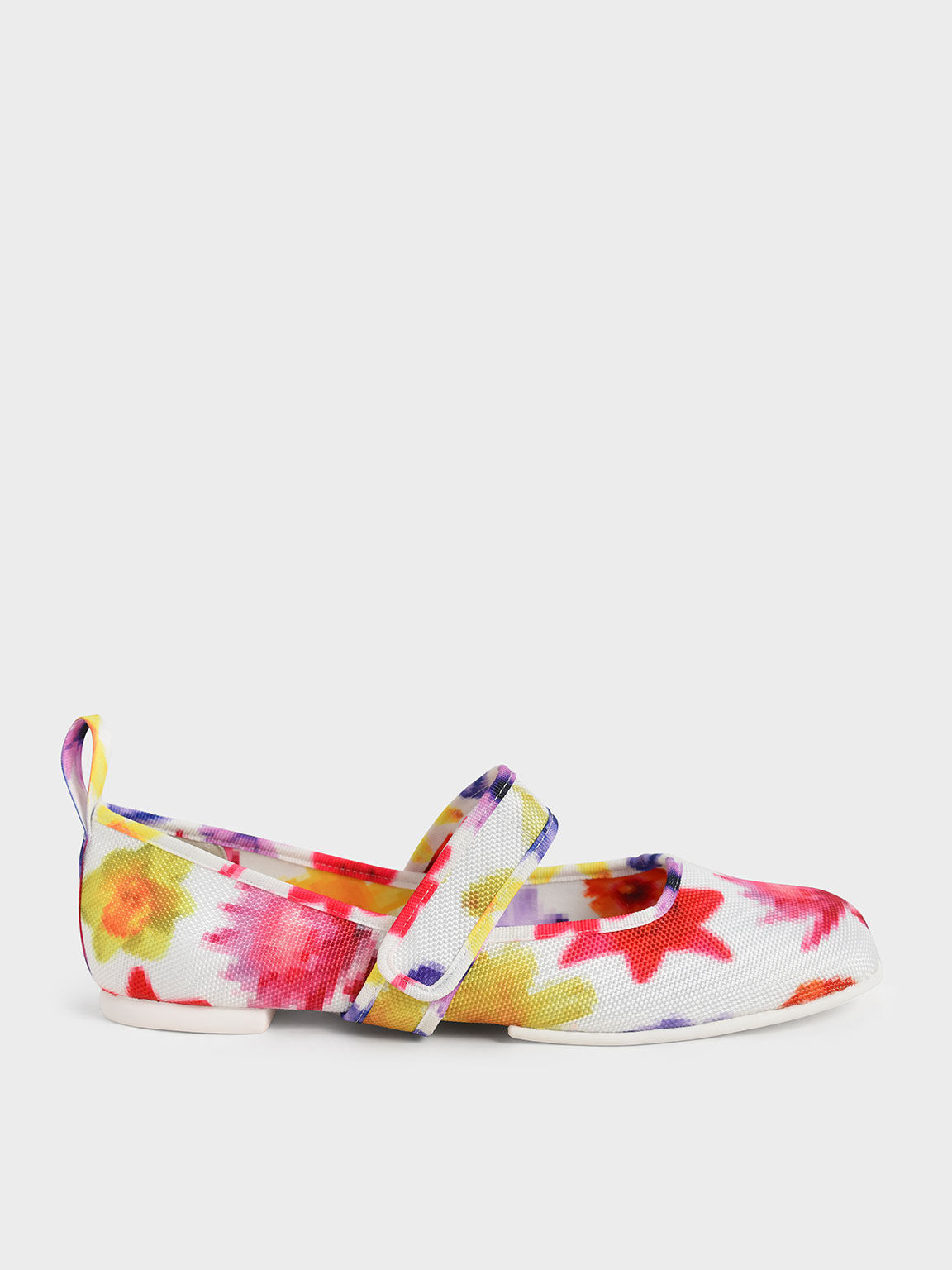 Nori Recycled Polyester Printed Mary Jane Flats, Multi, hi-res