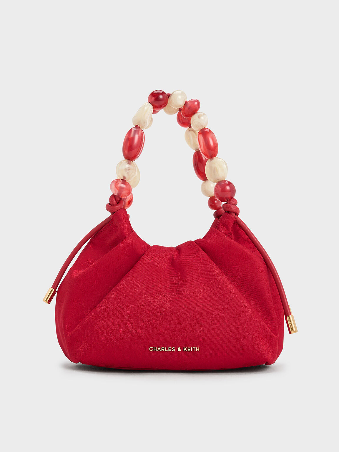 Charles & keith red bag best sale